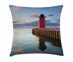 Calm Milwaukee Lighthouse Pillow Cover