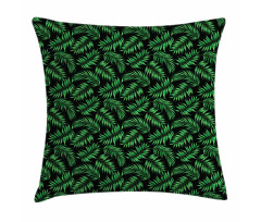 Exotic Jungle Leaves Art Pillow Cover