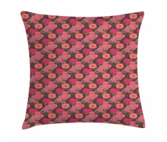 Abstract Wild Meadow Flora Pillow Cover