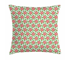 Circular Floral Simplicity Pillow Cover