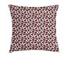 Valentines Day Petal and Buds Pillow Cover