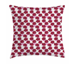 Sketchy Abstract Floral Image Pillow Cover