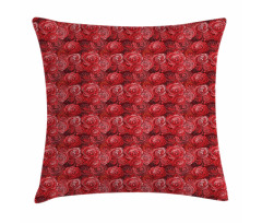 Petals in Warm Color Palette Pillow Cover