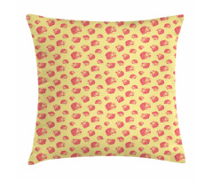 Vintage Theme Feminine Petals Pillow Cover