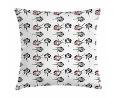 Romantic Flowers Pillow Cover