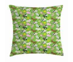 Creatures Cartoon Pillow Cover