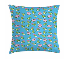 Cartoon Baby Crocodiles Pillow Cover