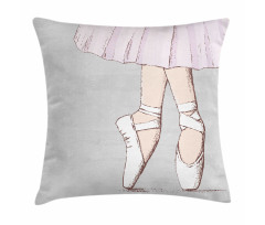 Legs Standing in Balance Pillow Cover