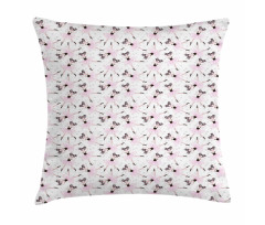 Girls Doing Ballet Pillow Cover