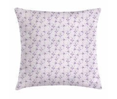 Pattern of Ballet Dancers Pillow Cover