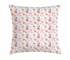 Unicorn Leaves Fairies Pillow Cover