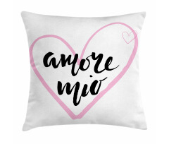 My Love with a Heart Pillow Cover