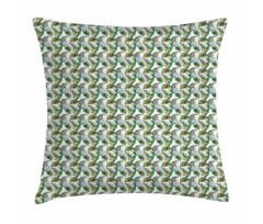 Leaves Bird of Paradise Flower Pillow Cover