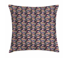 Tropical Summer Flora Flamingo Pillow Cover