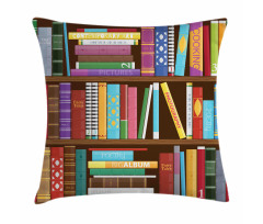 Different Subjects Books Pillow Cover