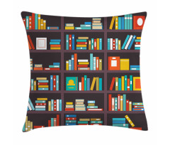 Cartoon Colorful Books Pillow Cover