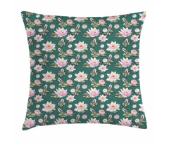 Petals on the Water Pillow Cover