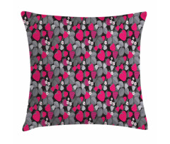 Strawberries Flowers Pillow Cover