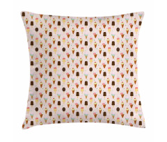 Scoops and Popsicles Pillow Cover