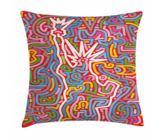 Modern Lady Liberty Pillow Cover