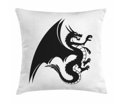 Fantasy Goth Creature Pillow Cover