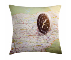 Navigate Equipment on Map Pillow Cover