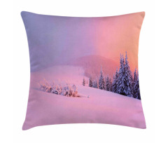 Winter Scenery Pillow Cover