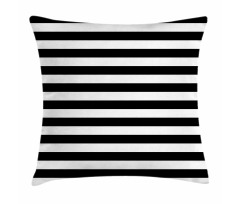 Monochrome Classic Striped Pillow Cover