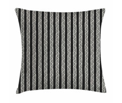 Tribal Style Abstract Lines Pillow Cover