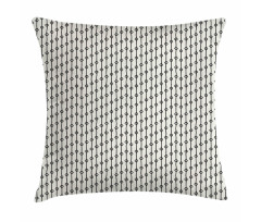 Art Shapes on Lines Pillow Cover