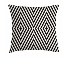 Optical Illusion Rhombuses Pillow Cover