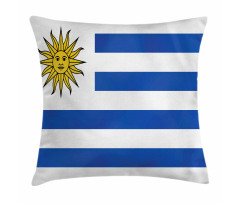 Simple Stripes and Sun Flag Pillow Cover