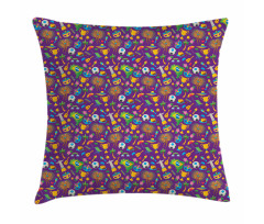 Vibrant Brazilian Items Pillow Cover