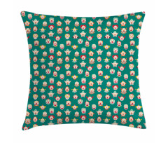 Sad and Happy Clown Faces Pillow Cover