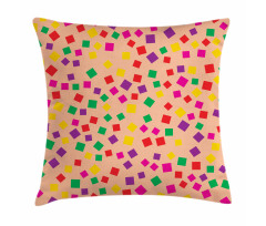 Square Motifs Scattered Pillow Cover