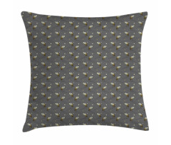 Herons with Dots Pillow Cover