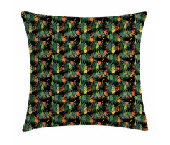 Tropical Hawaiian Jungle Pillow Cover