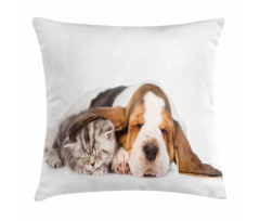 Puppy Kitten Sleeping Pillow Cover