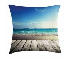 Weathered Beach Waves Pillow Cover