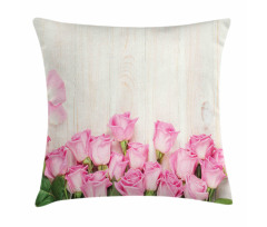 Blooming Rose Bouquet Pillow Cover