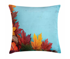 Canadian Maple Foliage Pillow Cover