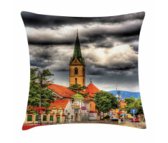 Franciscan Monastery Zagreb Pillow Cover