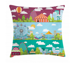 Carousels Slide Swings Pillow Cover