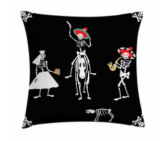 Spooky Wedding Art Pillow Cover