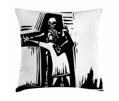 Dancing with Death Shadow Pillow Cover