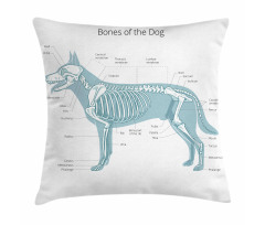 Bones of the Dog Table Pillow Cover