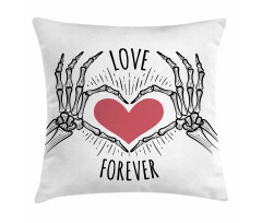 Scary Hands Love Forever Pillow Cover