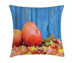 Fruit and Fall Leaf Pillow Cover