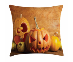 Jack O Lantern Carve Pillow Cover