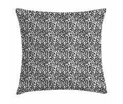 Monochrome Tiger Skin Pillow Cover